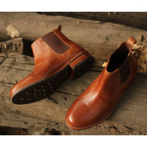 Goodyear Welted Moc Toe Boots