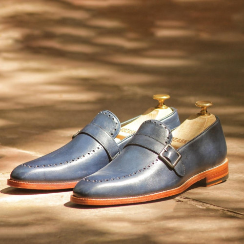 Blake Stitched Unlined Milled Leather Loafer